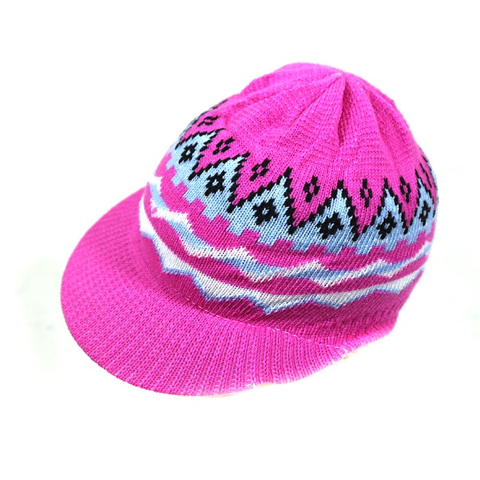 [4753] GORRO DE LANA CON VISERA
