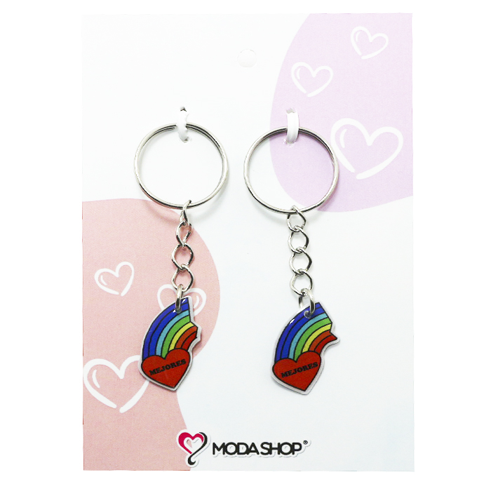 [32894] LLAVERO ARCOIRIS BEST FRIEND