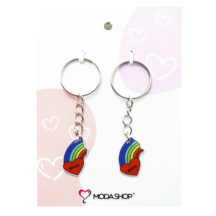 [32894] LLAVERO ARCOIRIS BEST FRIEND