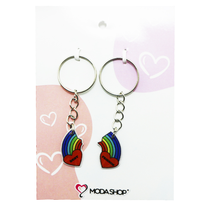 [32894] LLAVERO ARCOIRIS BEST FRIEND