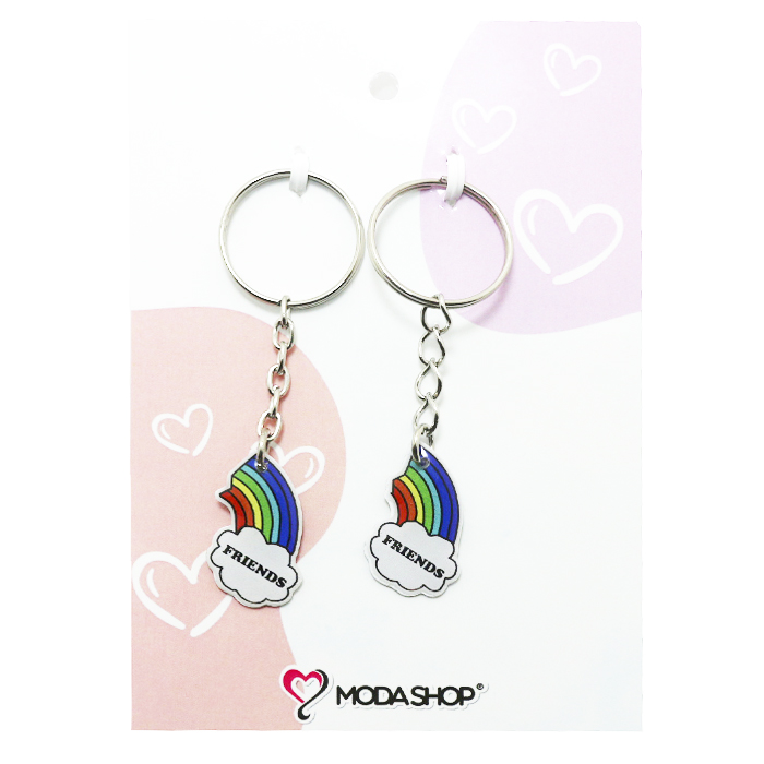 [32894] LLAVERO ARCOIRIS BEST FRIEND