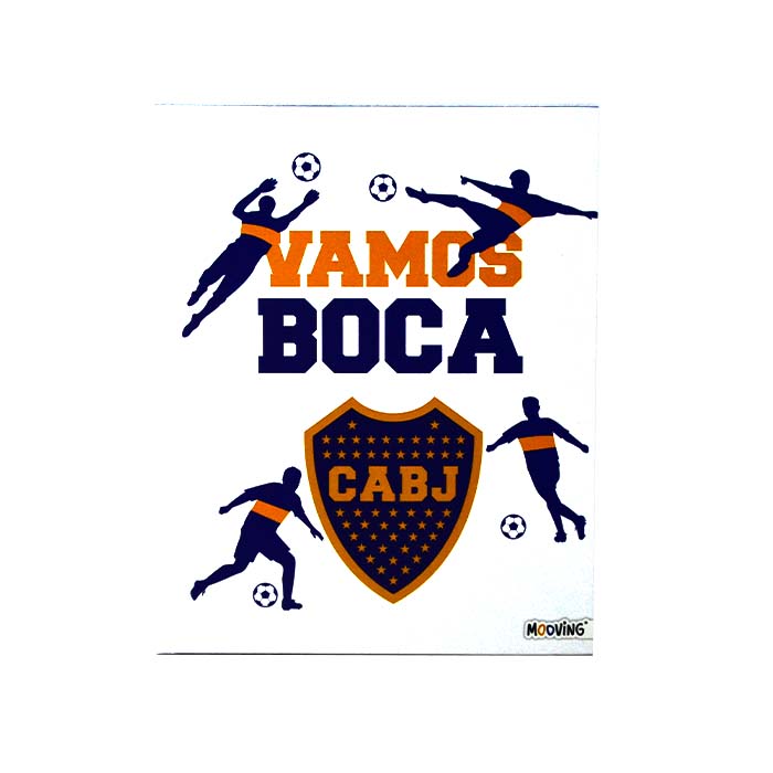 CUADERNO 19X24CM TAPA DURA BOCA JR
