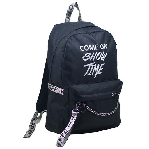 [35445] MOCHILA CON CADENA Y LLAVERO 17 PULGADAS